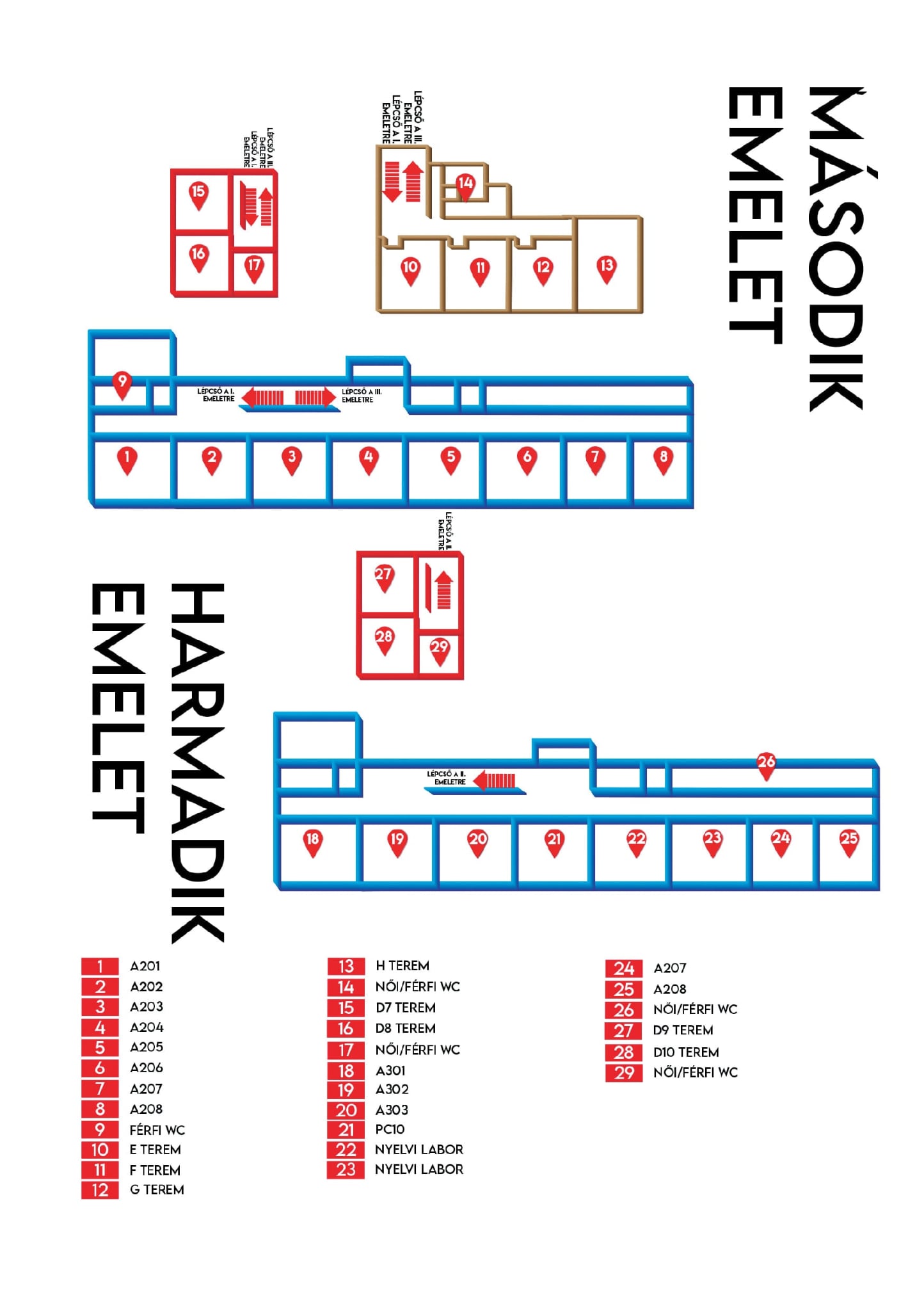 Alaprajz - 2. / 3. emelet